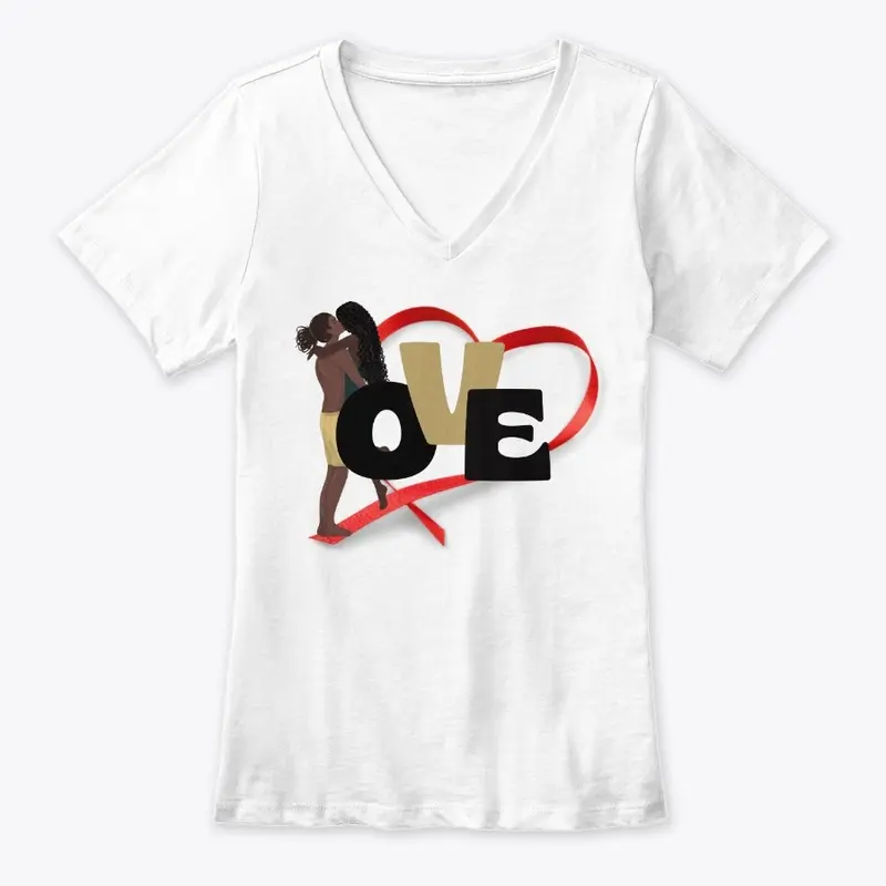 Beach Love - Womens V-Neck 